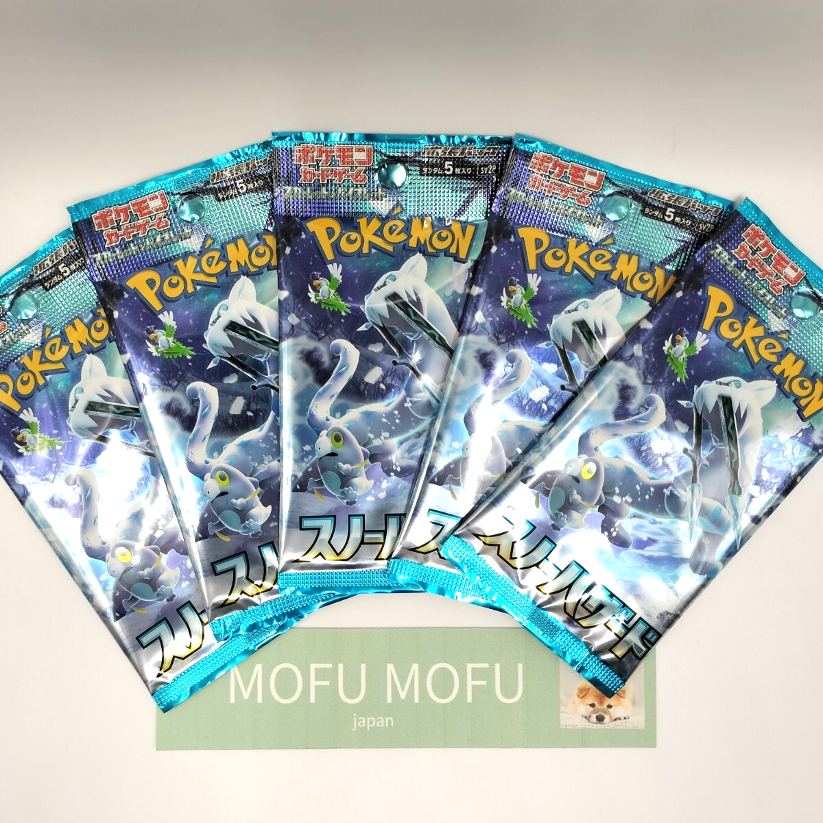 Snow Hazard SET of 5 Pokemon Card Booster Pack Japanese SV2P S&V