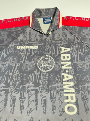 Ajax Amsterdam away umbro 1996 #10 LITMANEN size XL | eBay