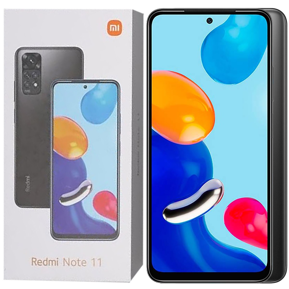 BNIB Xiaomi Redmi Note 11 4G Graphite Gray 128GB+6GB Dual-SIM