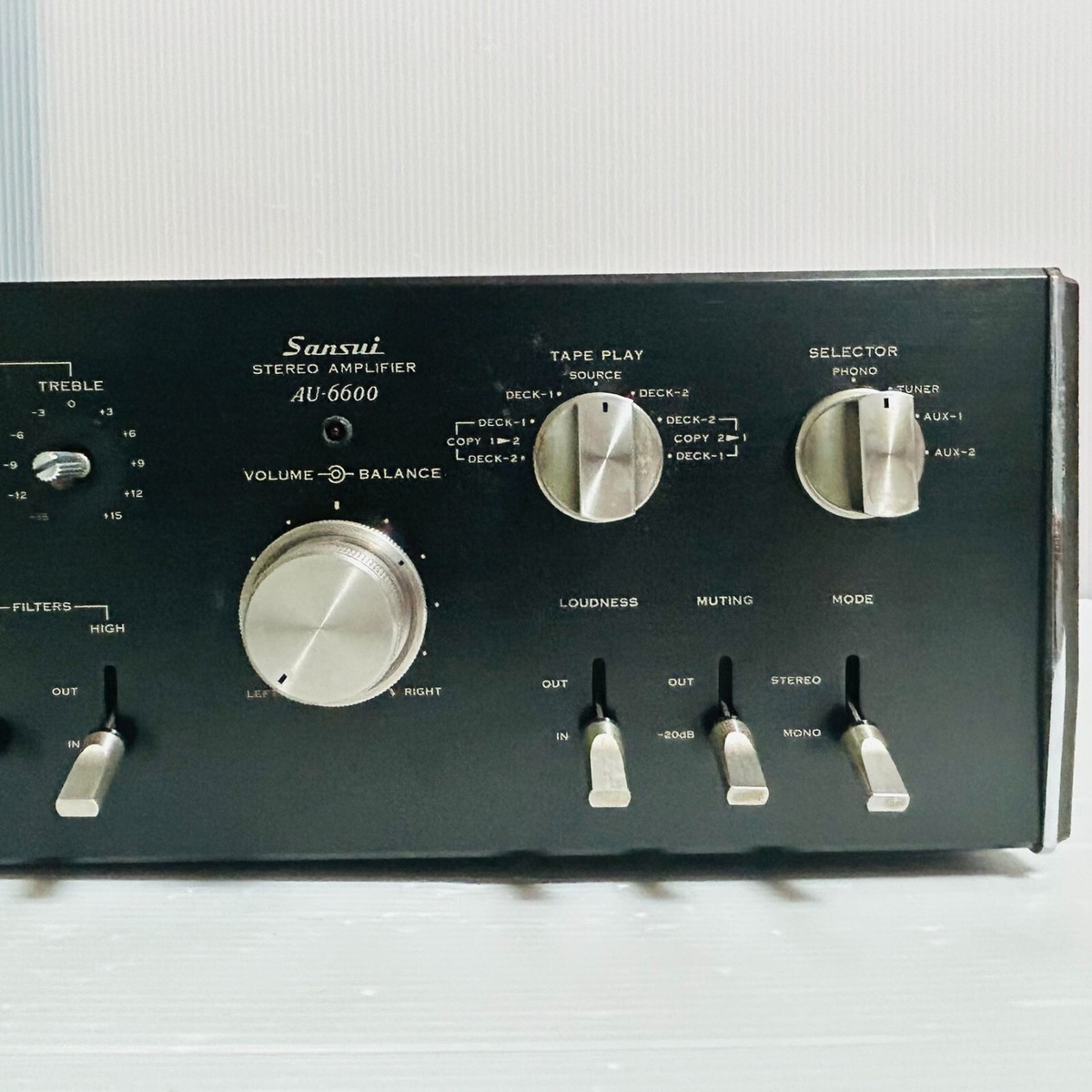Sansui Model AU-6600 pre-main amp | eBay