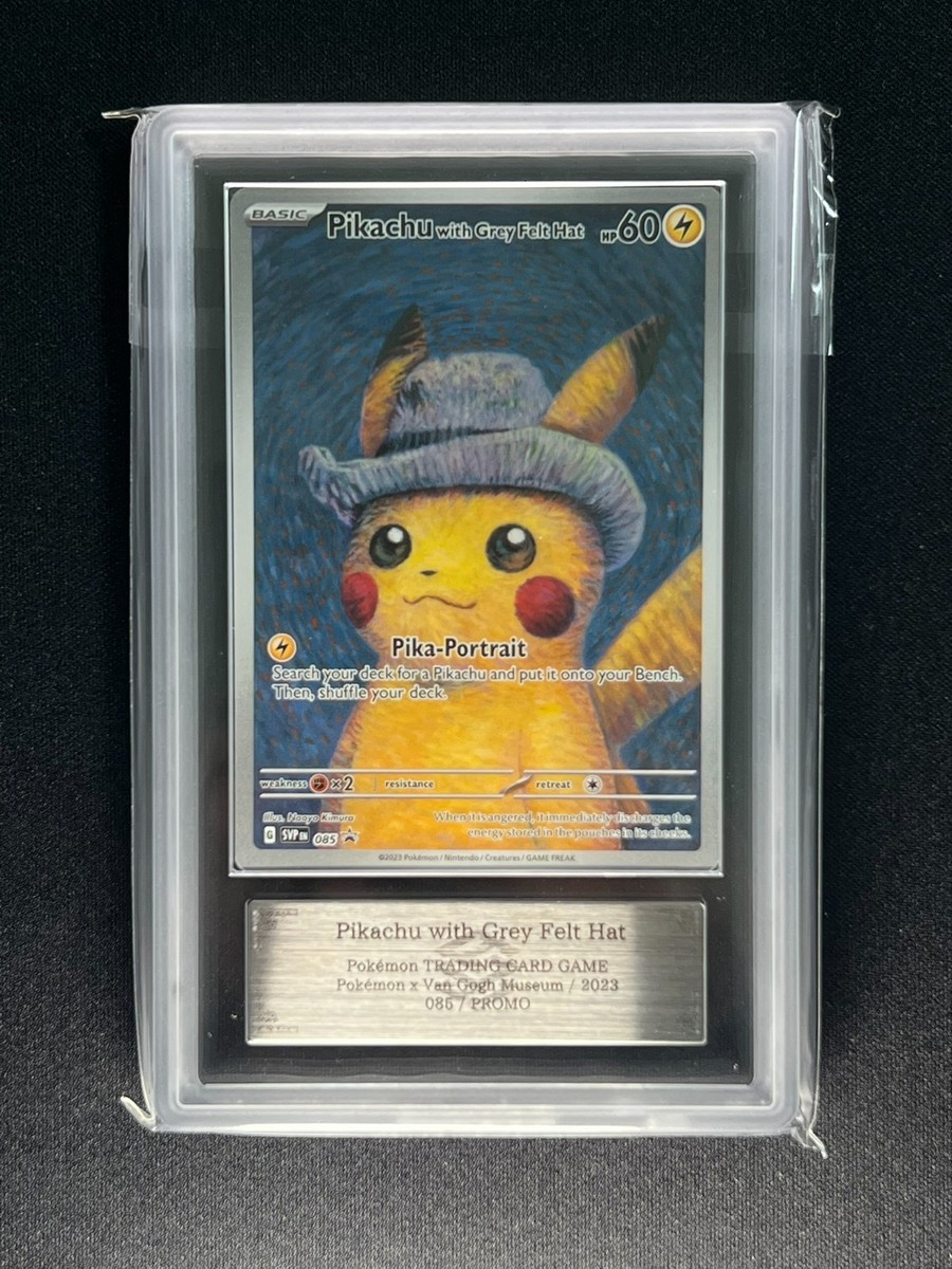 ARS 9] Pikachu With Grey Felt Hat Van Gogh Museum Pokemon Card