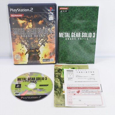METAL GEAR SOLID 3 Snake Eater Premium Package Playstation 2 For