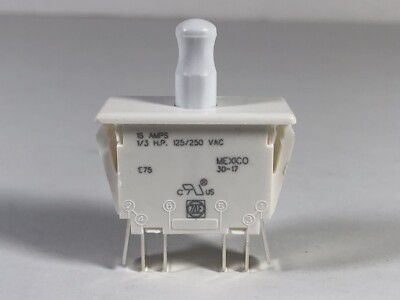 NEW ZF CHERRY E75 PUSHBUTTON INTERLOCK SWITCH 16A 1/3-HP 125/250