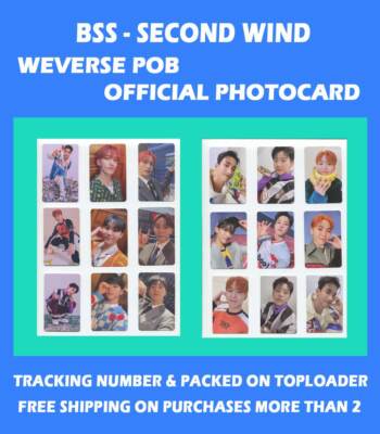 BSS SEVENTEEN [SECOND WIND] WEVERSE POB LUCKY DRAW EXCLISIVE