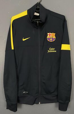 MEN'S NIKE FC BARCELONA 2013/2014 TRACK JACKET TRAINING SOCCER