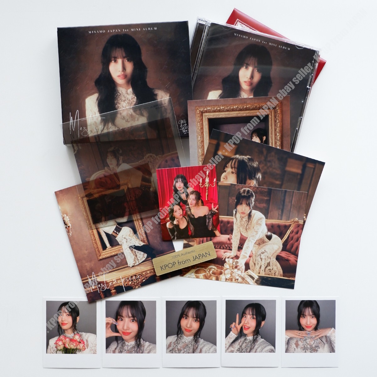 MOMO MISAMO Masterpiece Solo CD + DVD + Photocard Postcard