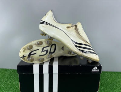 Adidas F50.7 Tunit FG 2007 Elite US11 UK10.5 White boots Cleats