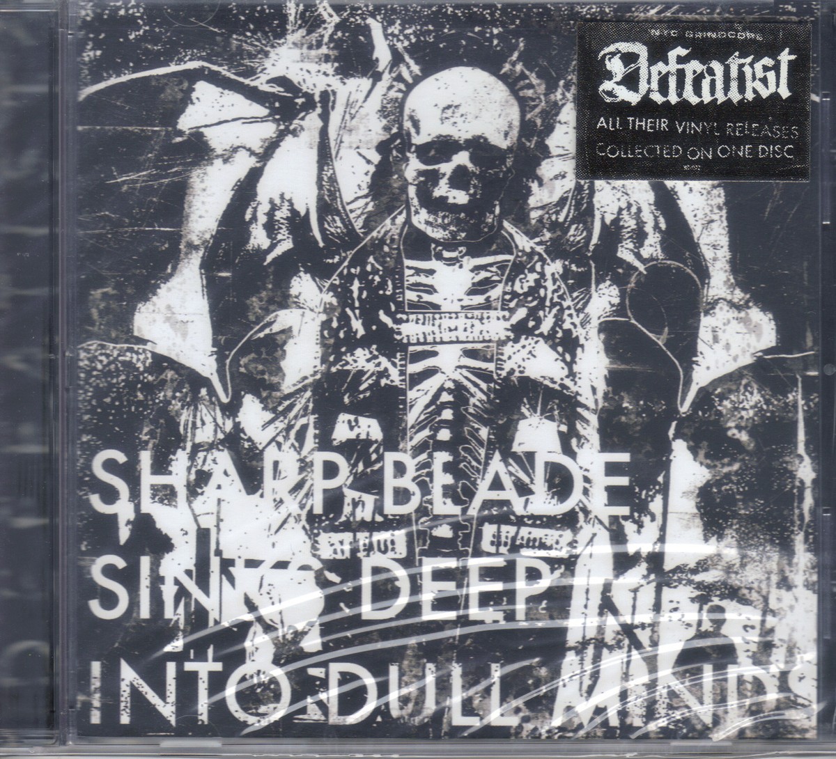 DEFEATIST-SHARP BLADE SINKS DEEP INTO DULL MINDS-CD-grindcore-kill