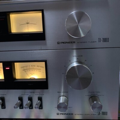 Pioneer SA-7800 II TX-7800 II Integrated Amplifier Tuner Set Fully