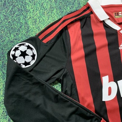 Inzaghi #9 AC Milan 2009/10 Long Sleeve Home Jersey | Retro Shirt