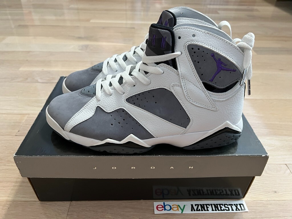NEW 2006 Nike Air Jordan 7 VII Retro Flint Grey Purple 304775-151
