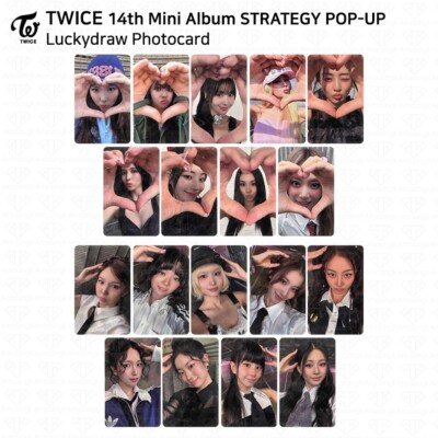 TWICE 14th Mini Album STRATEGY POP-UP Store Luckydraw Official