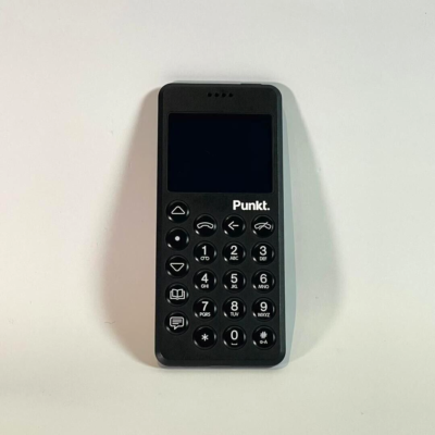 Punkt MP02 Mobile Phone Black SIM Free Used Good Condition 11.6