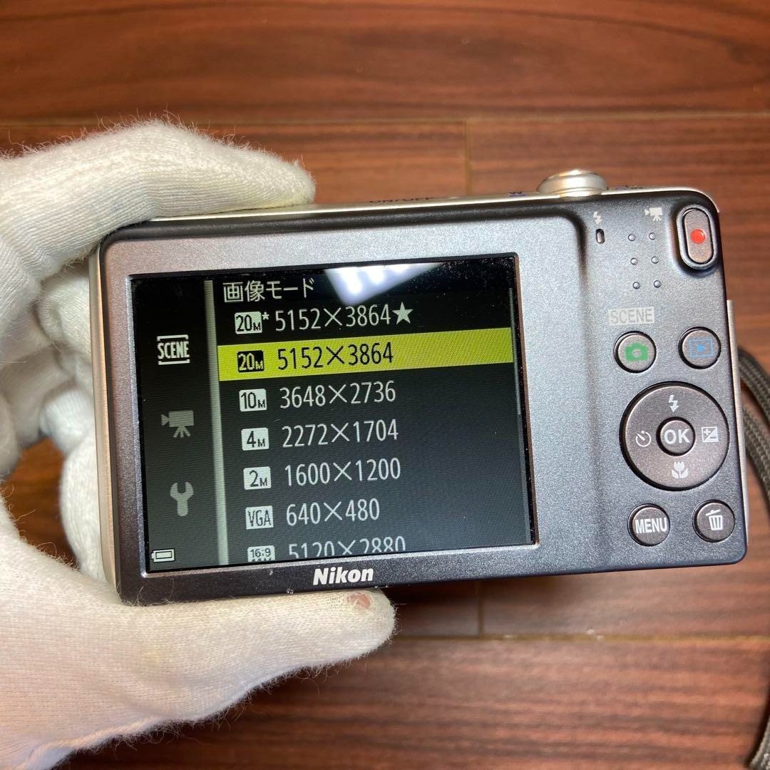 Nikon COOLPIX S3600 20.1MP Digital Camera - Silver for sale online