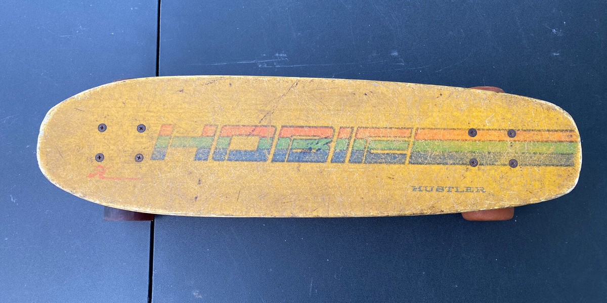 Vintage Original 1970's Hobie Hustler Skateboard ACS 500 Trucks