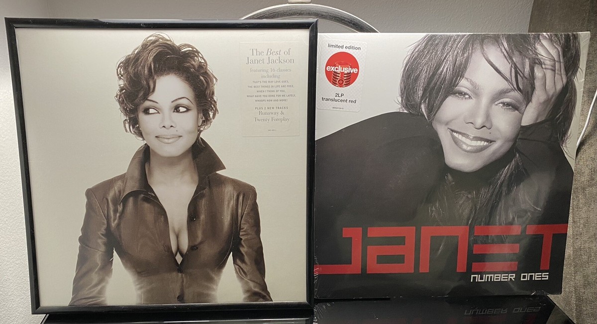 Janet Jackson Design Of A Decade 1986-1996 LP vinyl record Used