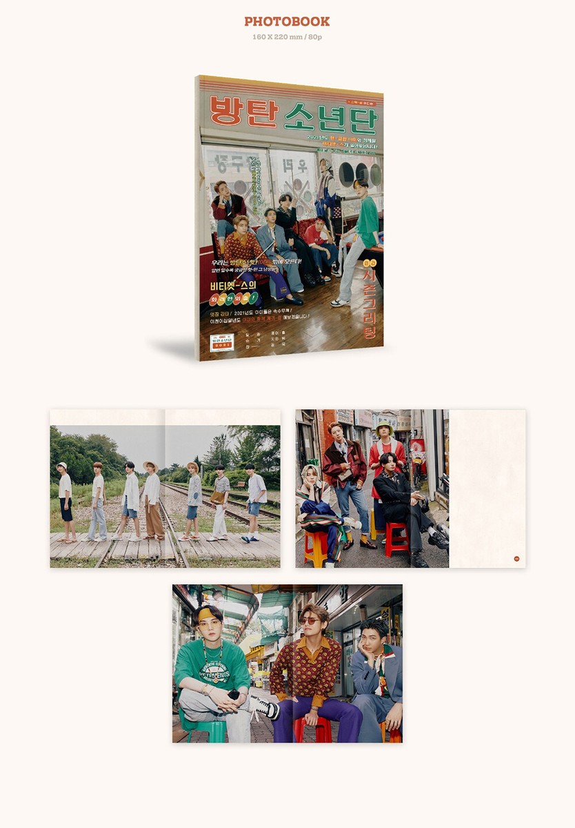 BTS 2021 SEASON'S GREETINGS DVD+Calendar+Diary+Photo Book+Poster+