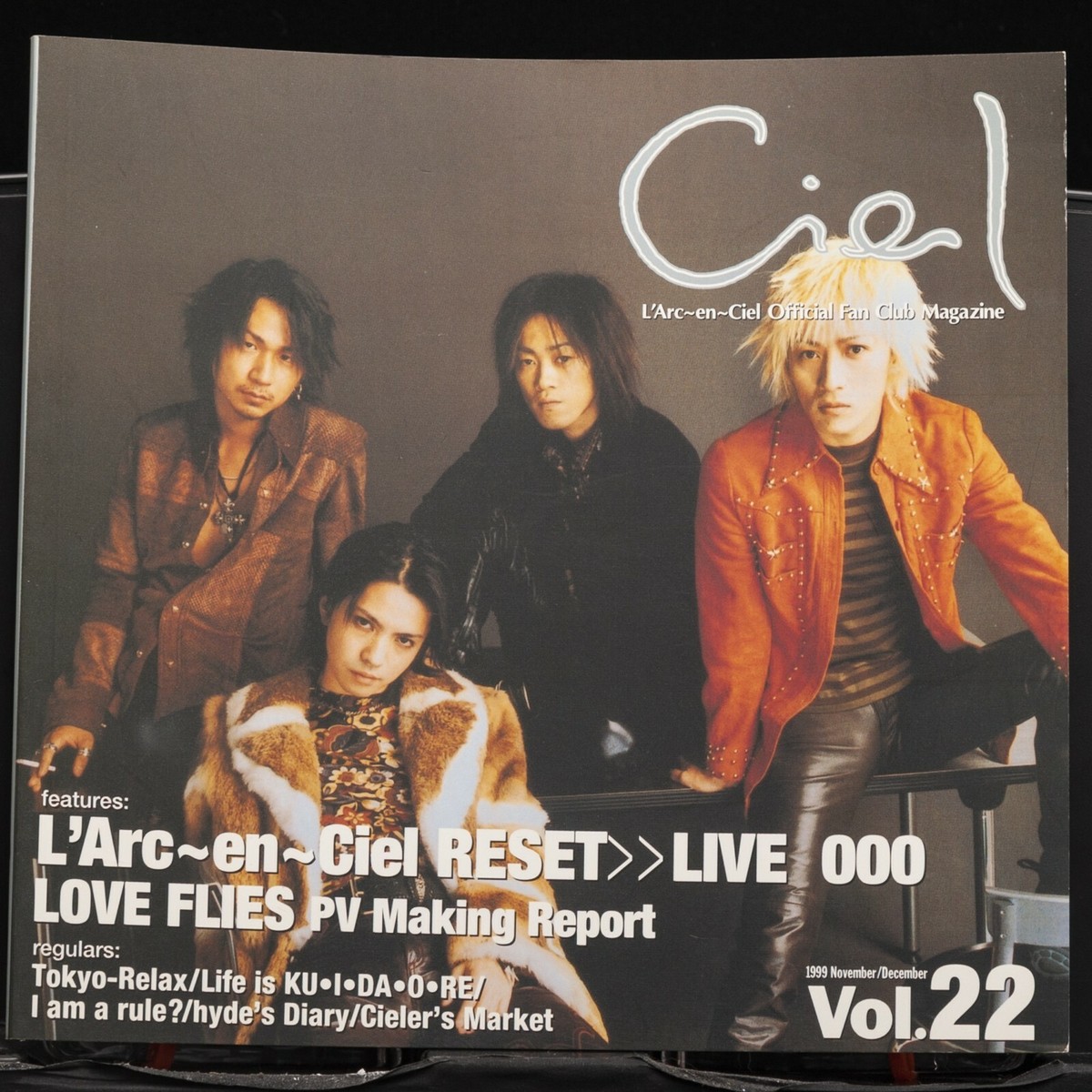 L'Arc~en~Ciel LE-CIEL 1999 Vol.22 Japan Fan Club Book hyde tetsuya
