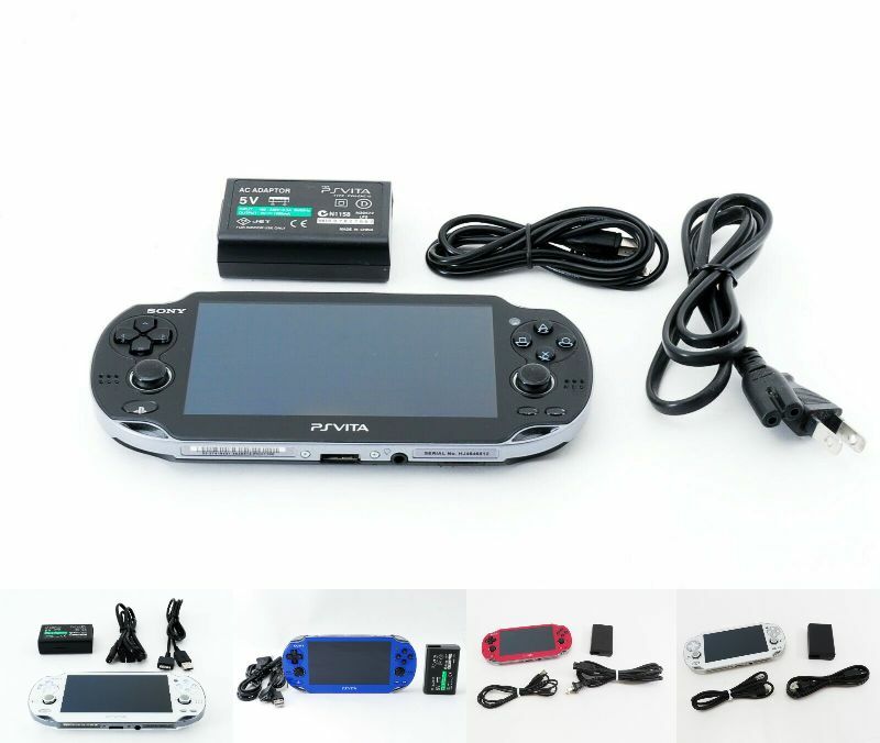 Sony PS Vita PCH-1000 1100 Wi-Fi OLED Various Color w/Charger Ship