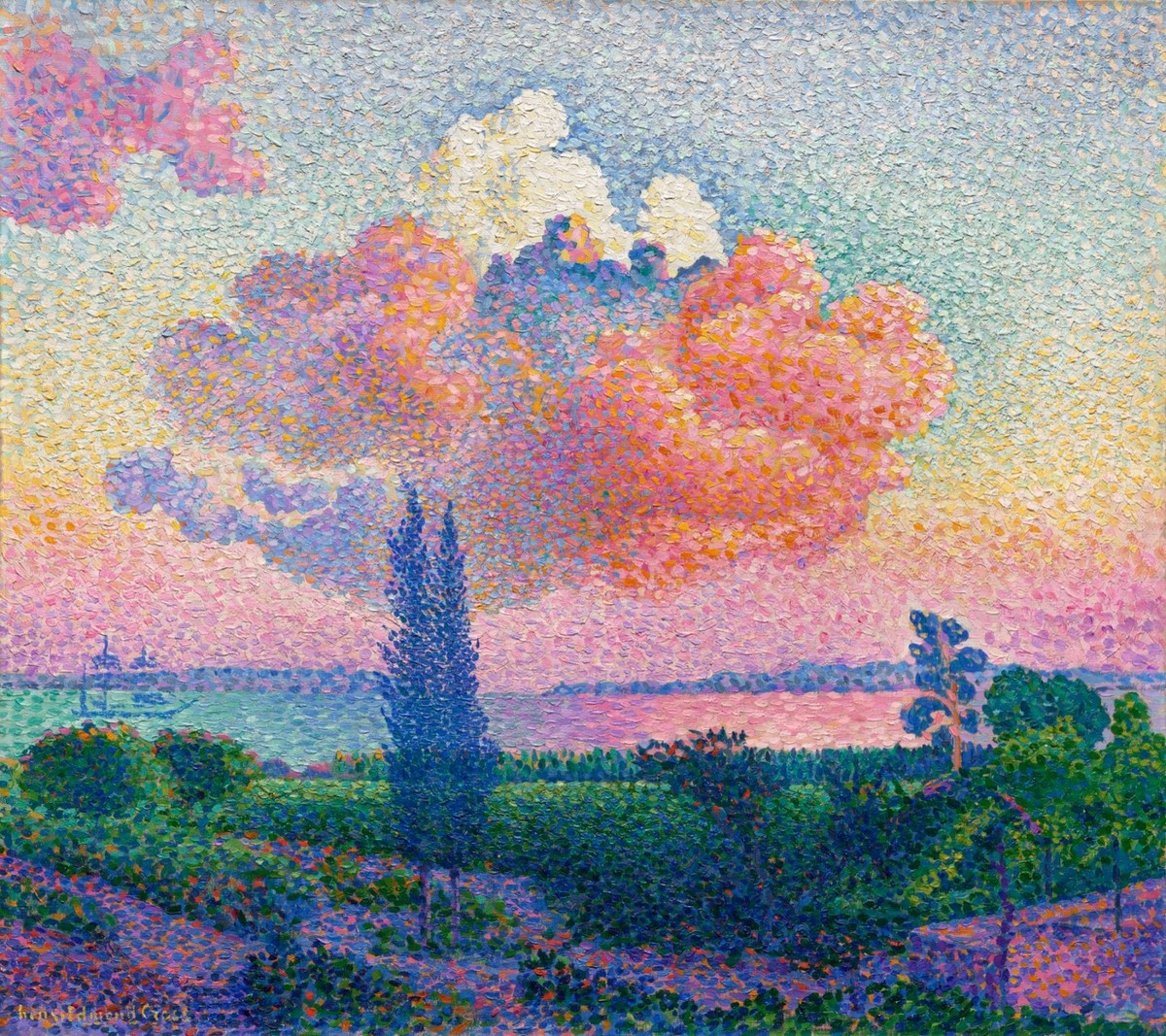 11026.Decoration Poster.Wall Room art.Henri Edmond Cross painting