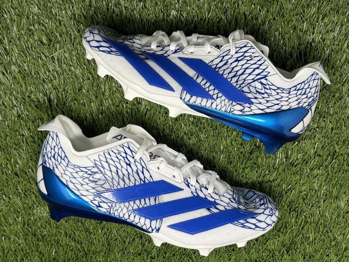 Adidas Adizero Electric Football Cleats Snake Attack Blue IH8569