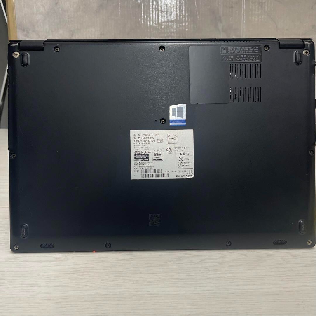 Fujitsu FMV LIFEBOOK U938 Intel Core i5-7200U SSD 256GB Memory 8GB