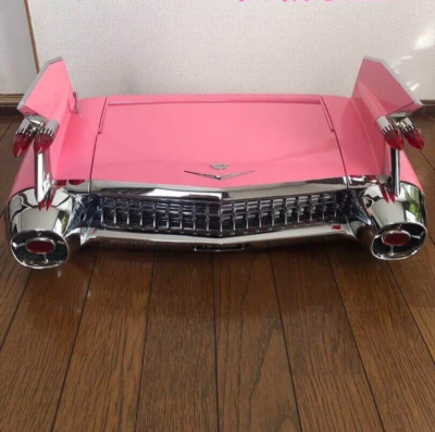 JUNK POPWORKS 1959 Cadillac Stereo Music System Pink Radio
