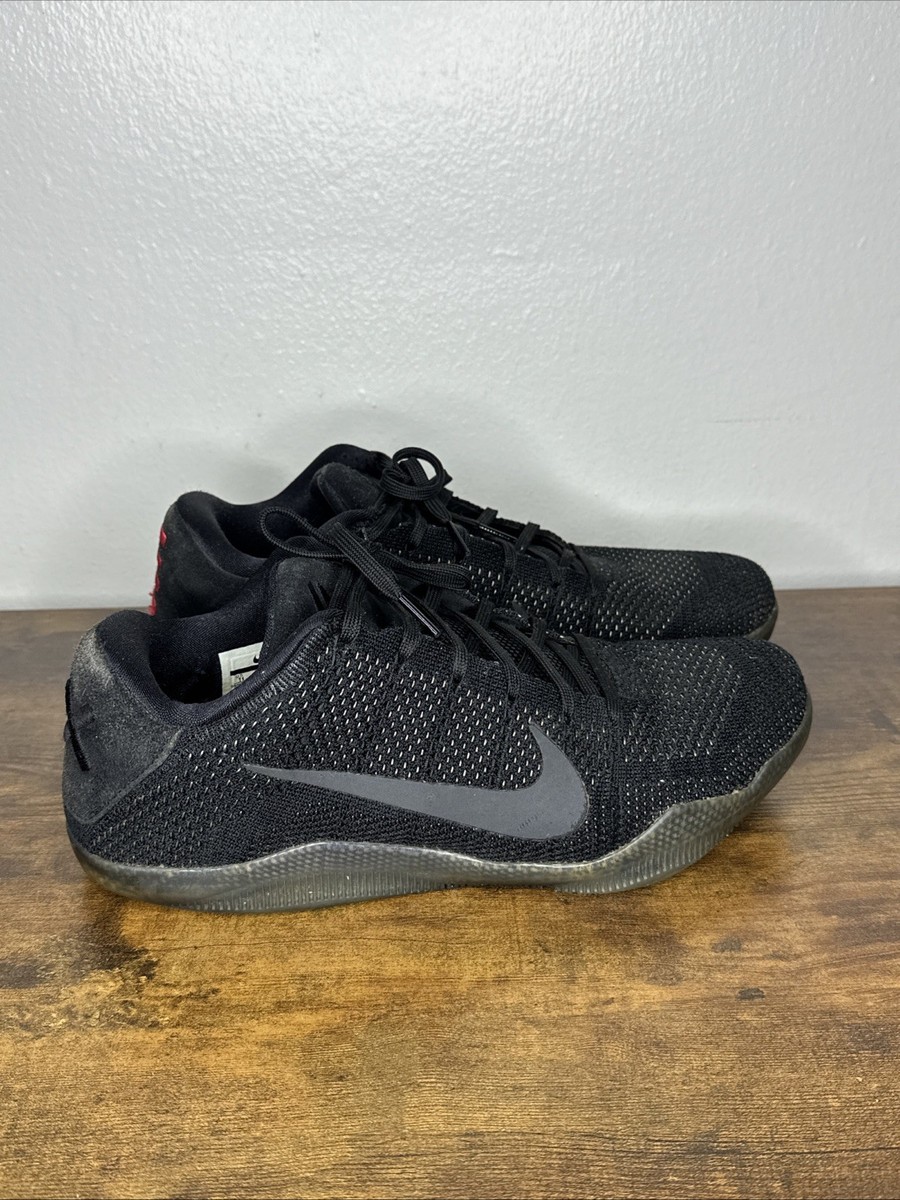 Size 11 Nike Kobe 11 Elite Low Black Space 2016 Basketball Shoes
