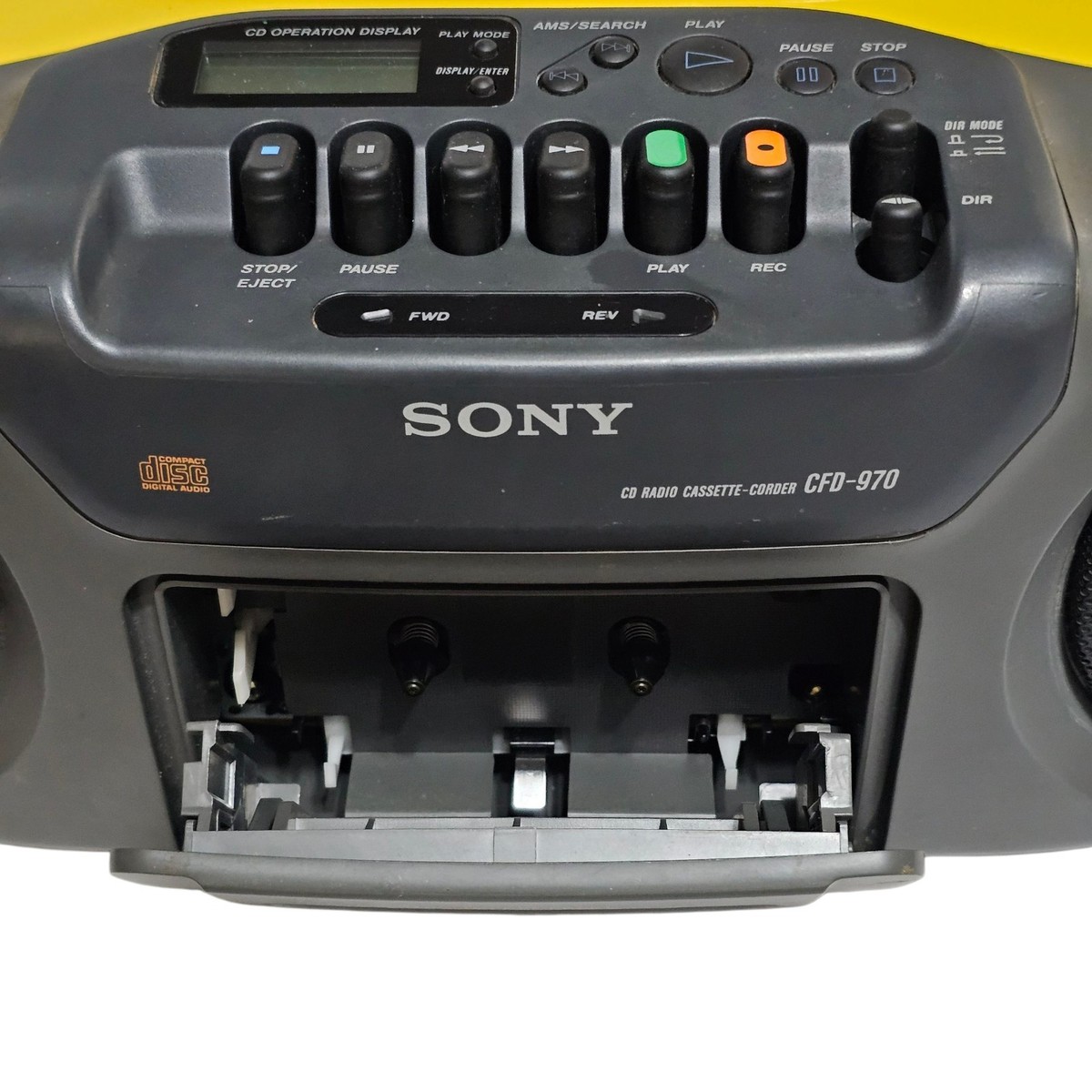 Sony CFD-970 Water Resistant Sports Boombox CD, Radio, Cassette