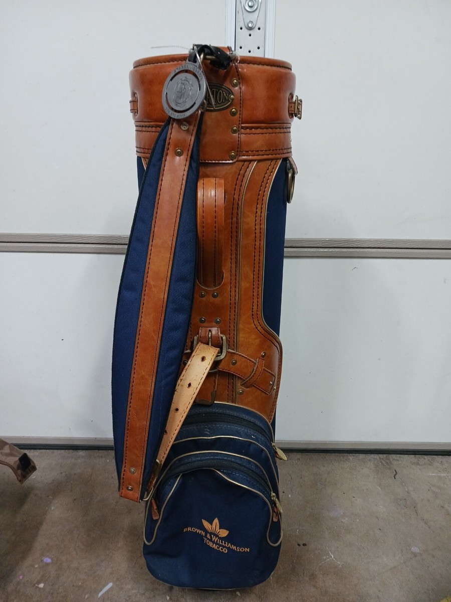 BROWN & WILLIAMSON Burton Golf Bag With Rain Cover USA gb322 | eBay