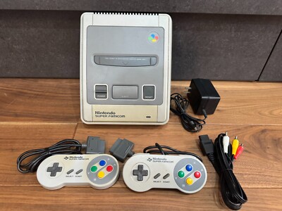 Nintendo Super Famicom Game Console SHVC-001 SET Famicon Tested