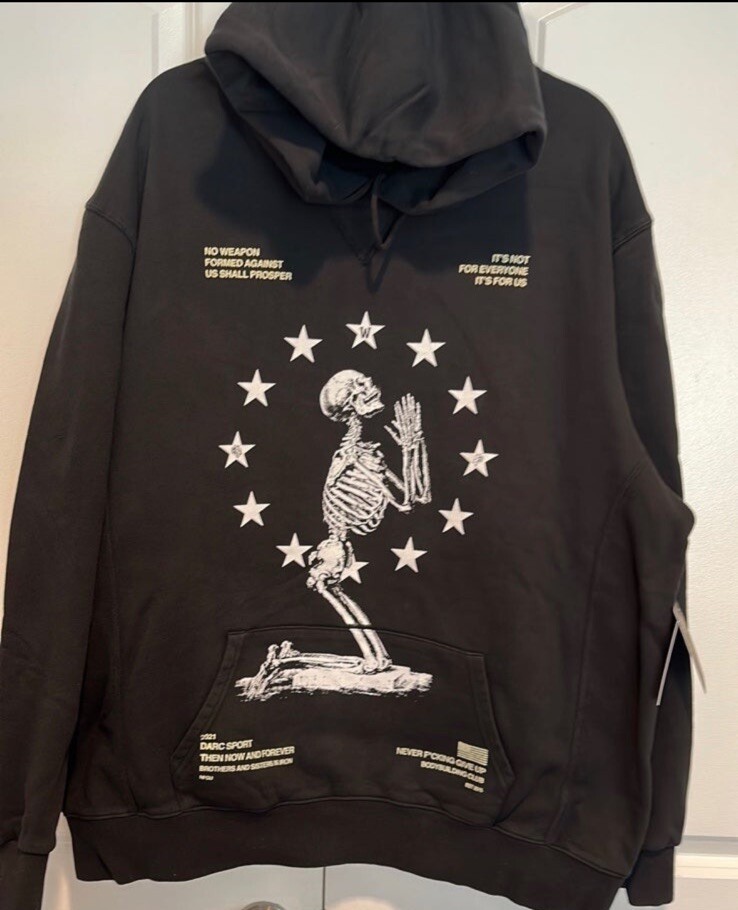 🐺 New Darc Sport Fear Thou Not Everyday Black Hoodie size M