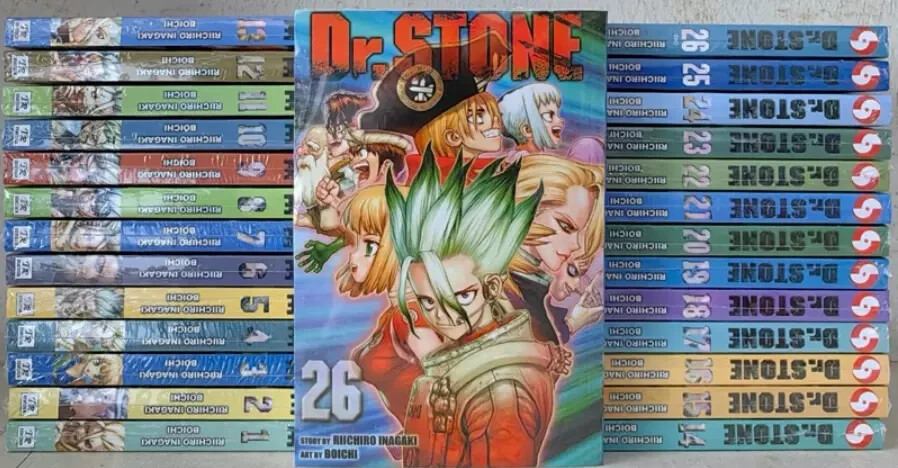 Comic Dr Stone Manga English Full Set Volume 1-26 Books New by