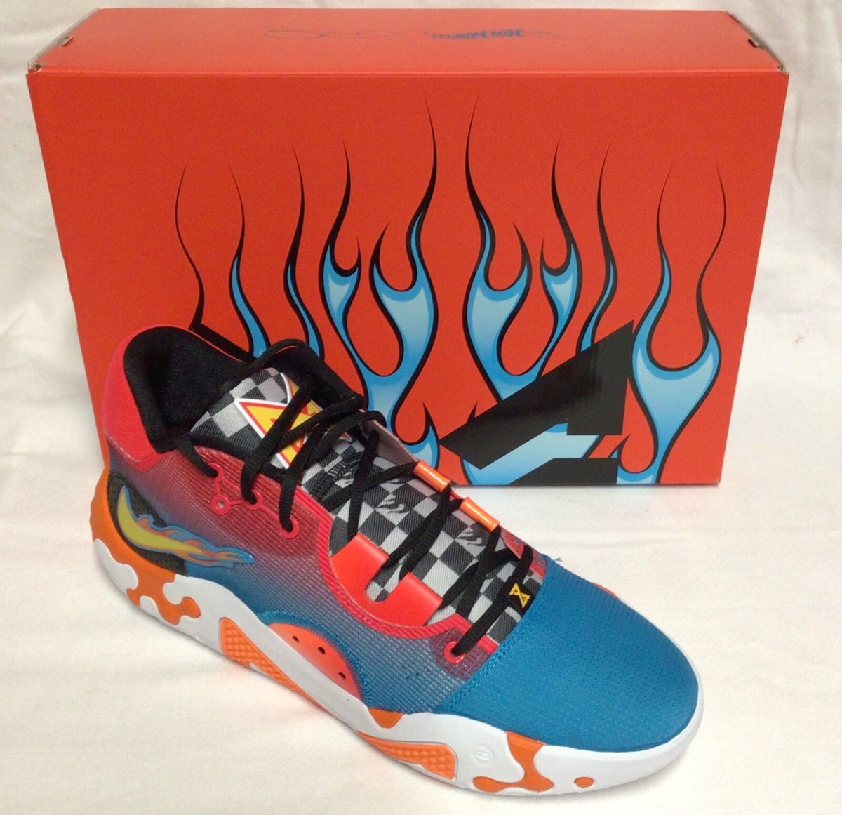 Nike Paul George PG 6 NRG Hot Wheels Laser Blue/Orange DH8446-100