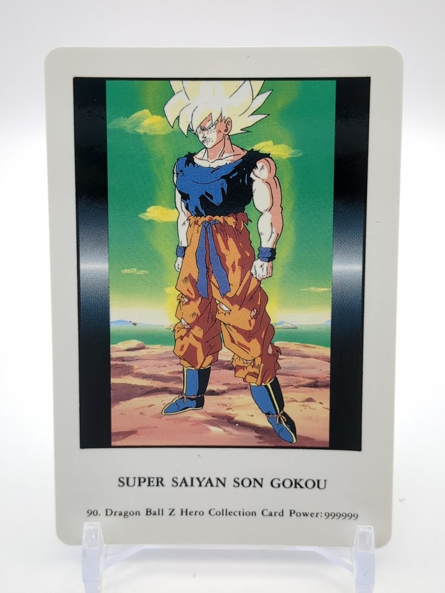Super Saiyan Son Goku #90 Dragon Ball Z Hero Collection Card 1990s
