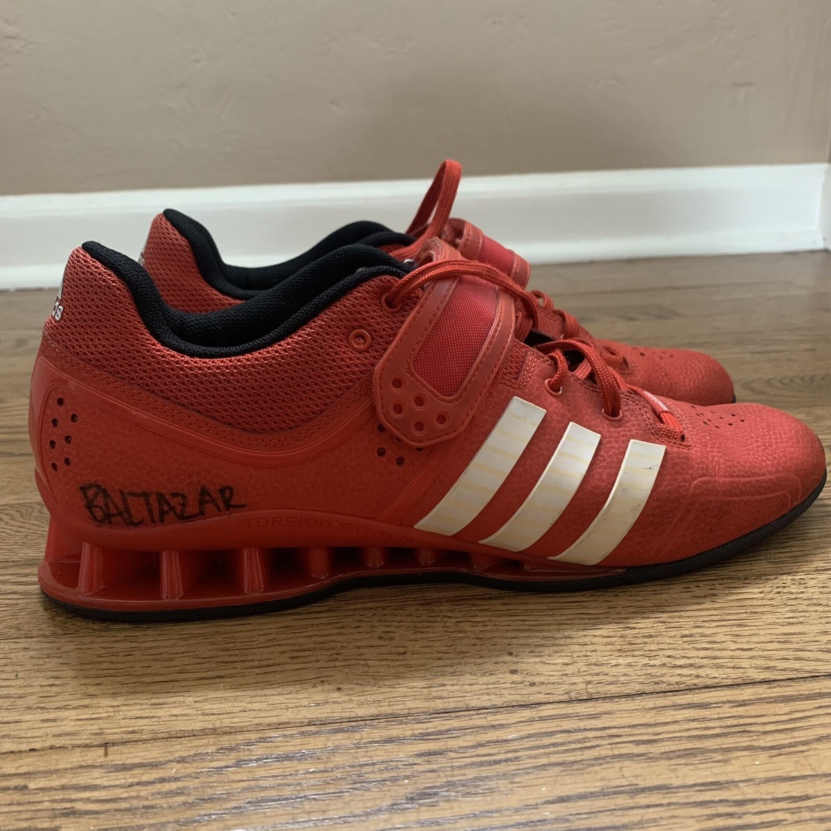 Adidas AdiPower Weightlifting Red ART V24382 Mens Size 11.5 | eBay