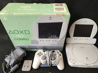 Sony PlayStation PSOne Console LDC MONITOR COMBO SCPH-140 NTSC-J