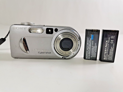 Sony Cyber-shot DSC-P10 5.0MP Digital Camera - Silver | eBay