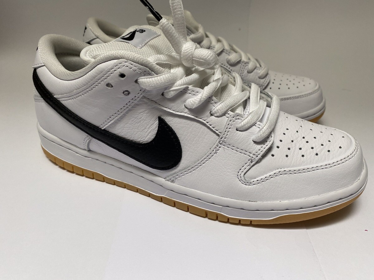 Nike SB Dunk Low PRO WHITE BLACK GUM Sz Us 8 Uk 7 DS BNIB MAX