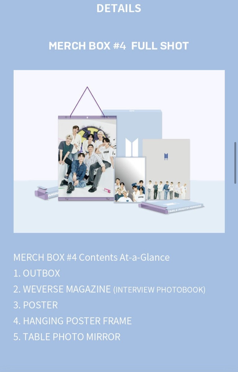 US SELLER] SEALED bts army merch box #4 | eBay