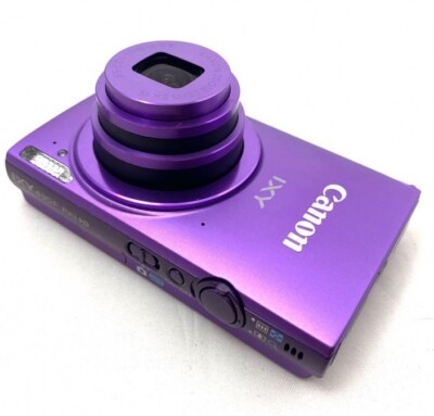 Canon IXY 430F 430 F 16.1 MP Compact Digital Camera Silver Purple