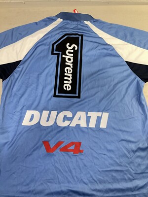 SUPREME X DUCATI SOCCER JERSEY | eBay