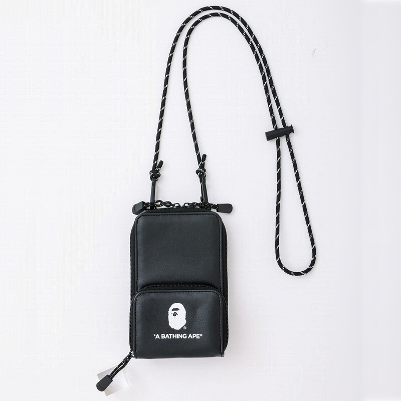 BAPE KIDS A Bathing Ape Smartphone Shoulder Bag MILO Coin Case