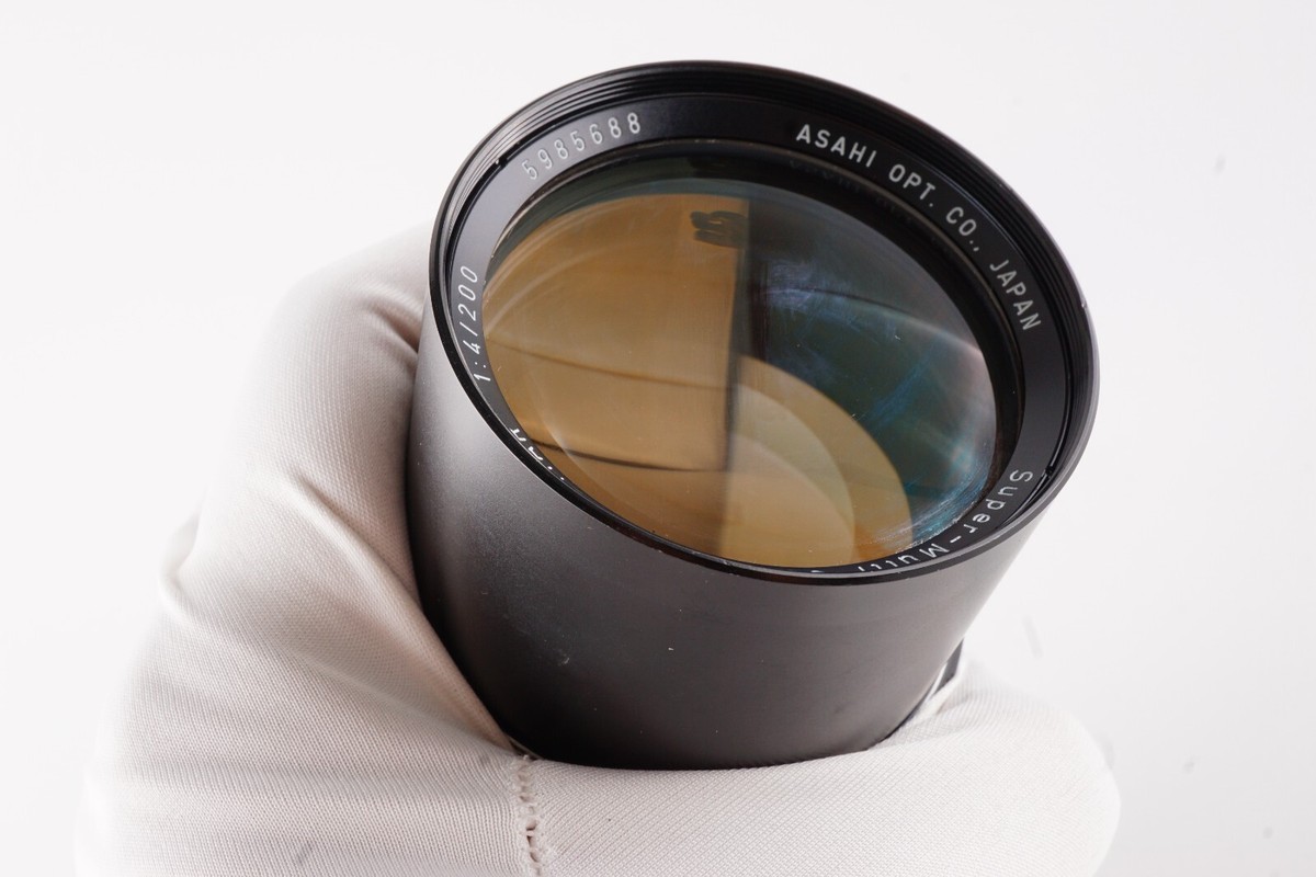 EX+++++ PENTAX SMC Super Multi Coated TAKUMAR 200mm F/4 For M42