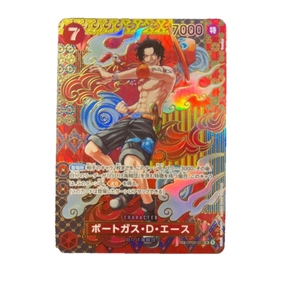 Portgas D. Ace (SP Alt Art) OP02-013 SR Two Legends ONE PIECE Card