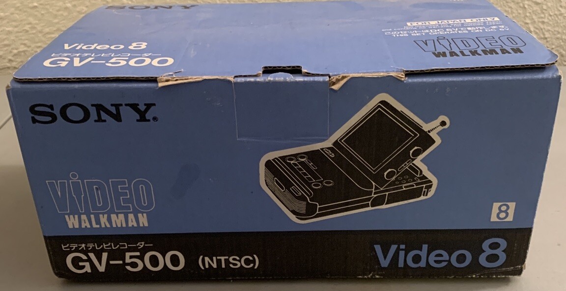Sony 8mm video TV Recorder Walkman GV 500 | eBay