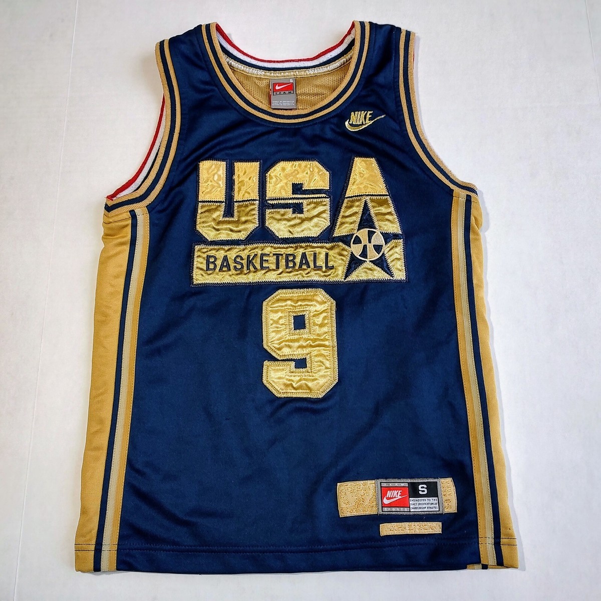 Vtg Nike 90s Dream Team USA Michael Jordan Jersey Small Legends