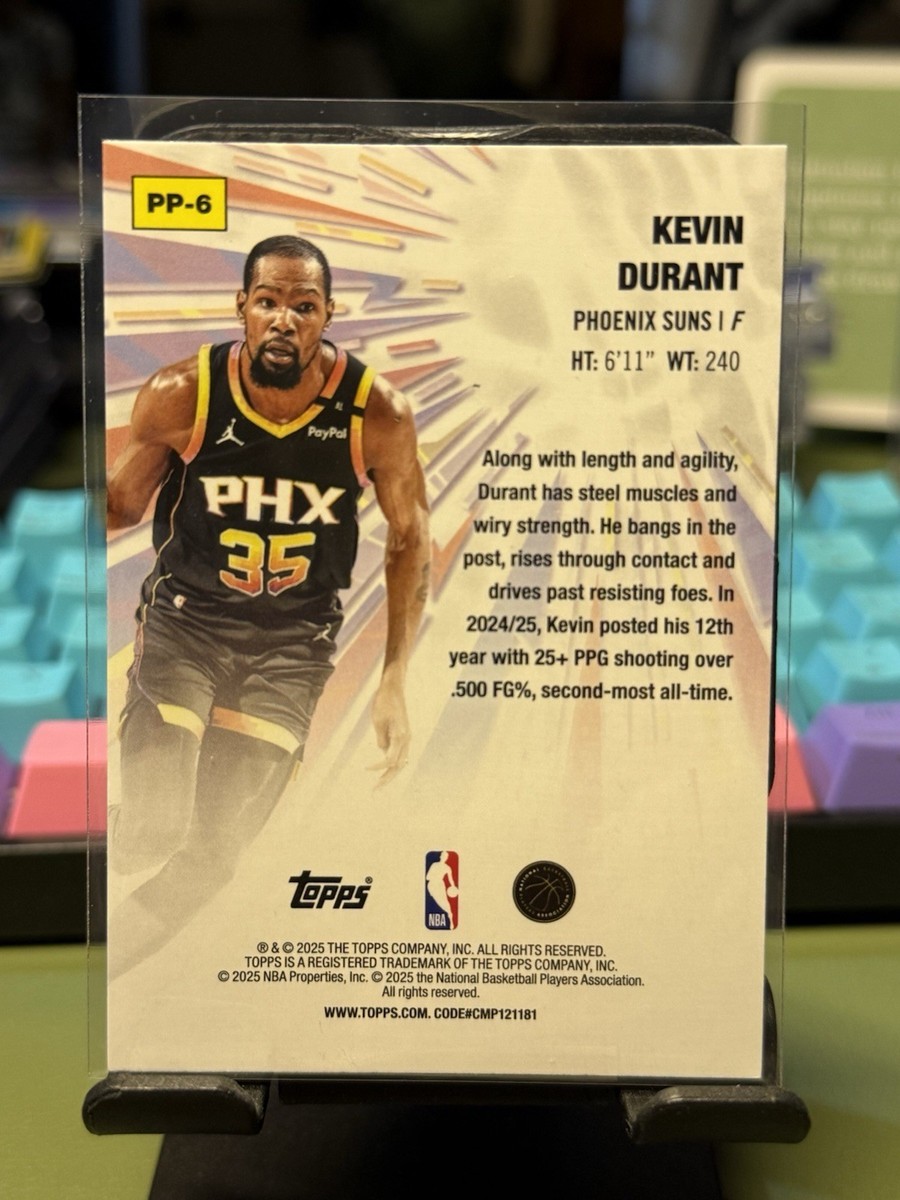2025 Topps - Power Players Kevin Durant #PP-6 Holo Foil | eBay