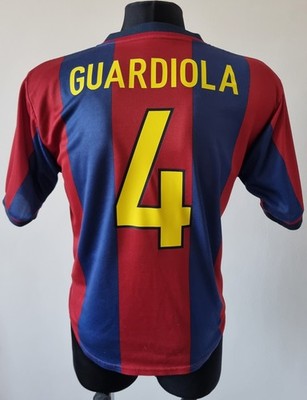 Barcelona 1998 - 1999 Home football Nike shirt #4 Guardiola size