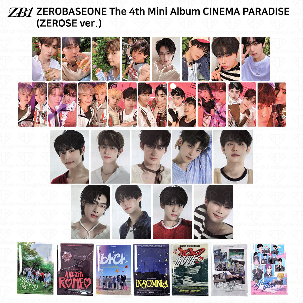 ZEROBASEONE ZB1 4th Mini Album CINEMA PARADISE Zerose Ver